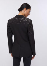 LIU.JO BLAZER PRETO COM STRASS