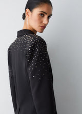 LIU.JO BLAZER PRETO COM STRASS
