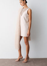 LIU.JO VESTIDO ROSA COM BRILHANTES