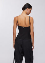 LIU.JO BUSTIER DE CETIM PRETO