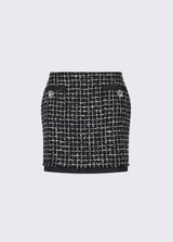 LIU.JO MINI SAIA EM TWEED PRETA