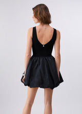 LIU.JO VESTIDO TAFETÁ CURTO