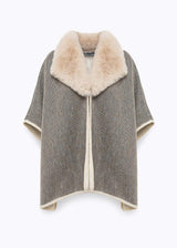 BLUGIRL CAPA DE TRICO COM PÊLO