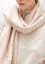 BLUGIRL LENÇO JAQUARD EM ROSA