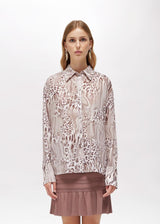 BLUGIRL CAMISA DE SEDA ANIMAL PRINT
