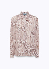 BLUGIRL CAMISA DE SEDA ANIMAL PRINT