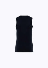 BLUGIRL TOP AZUL MARINHO COM LOGO EM STRASS