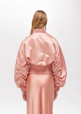 BLUGIRL BOMBER ROSA COM APLICAÇÃO DE STRASS