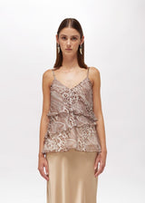 BLUGIRL TOP ESTAMPADO ANIMAL PRINT