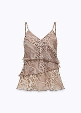 BLUGIRL TOP ESTAMPADO ANIMAL PRINT