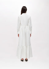 BLUGIRL VESTIDO BRANCO DE ALGODÃO