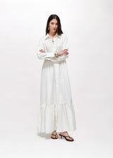 BLUGIRL VESTIDO BRANCO DE ALGODÃO