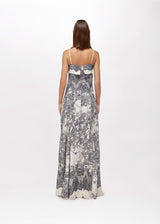 BLUGIRL VESTIDO COM IMPRESSÃO DE RENDA