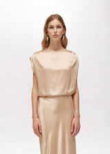 BLUGIRL BLUSA DE CETIM