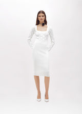 BLUGIRL VESTIDO DE MALHA COM APLICAÇÕES