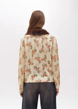 BLUGIRL CASACO DE MALHA COM ESTAMPA FLORAL