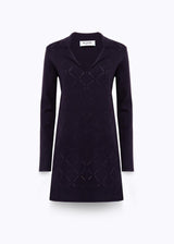 BLUGIRL VESTIDO MALHA AZUL MARINHO