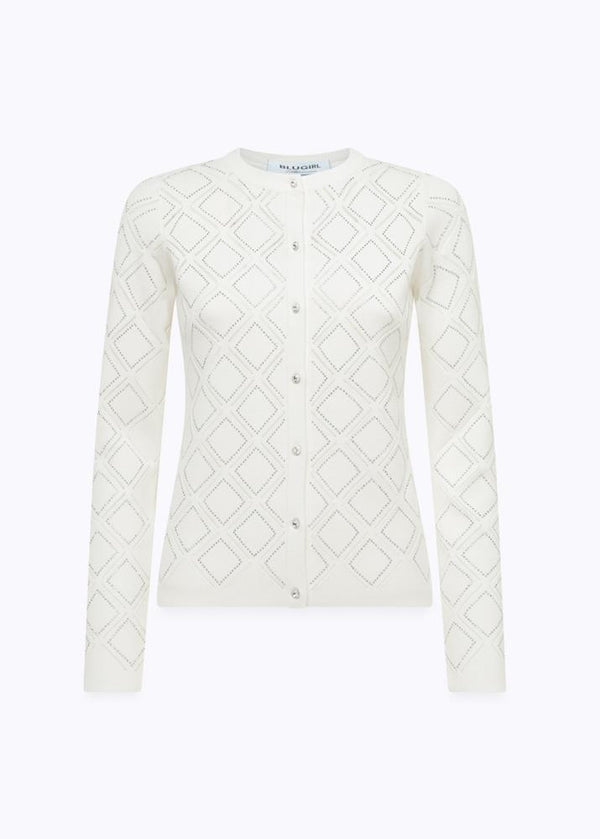 BLUGIRL TWIN SET BRANCO