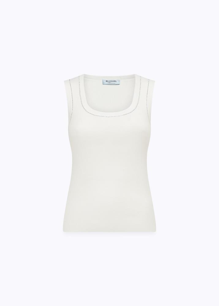 BLUGIRL TWIN SET BRANCO