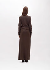 BLUGIRL VESTIDO CASTANHO
