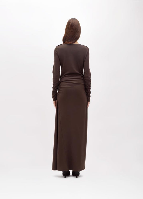 BLUGIRL VESTIDO CASTANHO