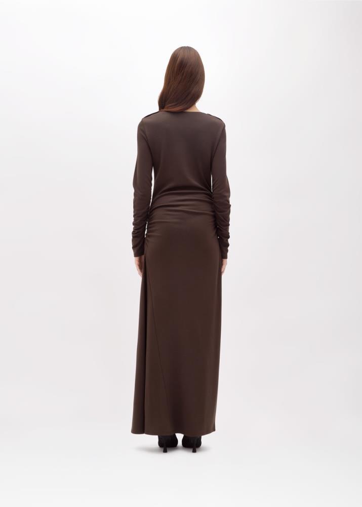 BLUGIRL VESTIDO CASTANHO