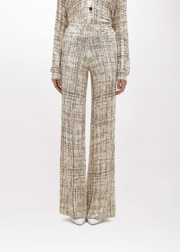 BLUGIRL CALÇA DE MALHA BEGE