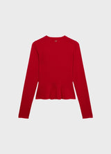 BLUMARINE CAMISOLA VERMELHA COM FLÔR