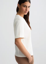 LIU.JO T-SHIRT DECOTE EM V