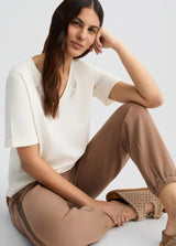 LIU.JO T-SHIRT DECOTE EM V