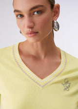 LIU.JO MALHA DECOTE EM V