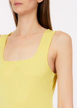 LIU.JO TOP DE ALÇAS AMARELO