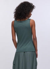 LIU.JO TOP VERDE DE ALÇAS COM LOGO