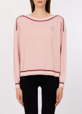 LIU.JO MALHA ROSA COM LISTRADO