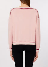 LIU.JO MALHA ROSA COM LISTRADO