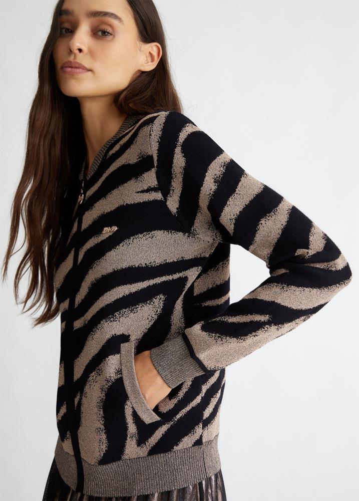 LIU.JO CARDIGAN JACQUARD MALHA