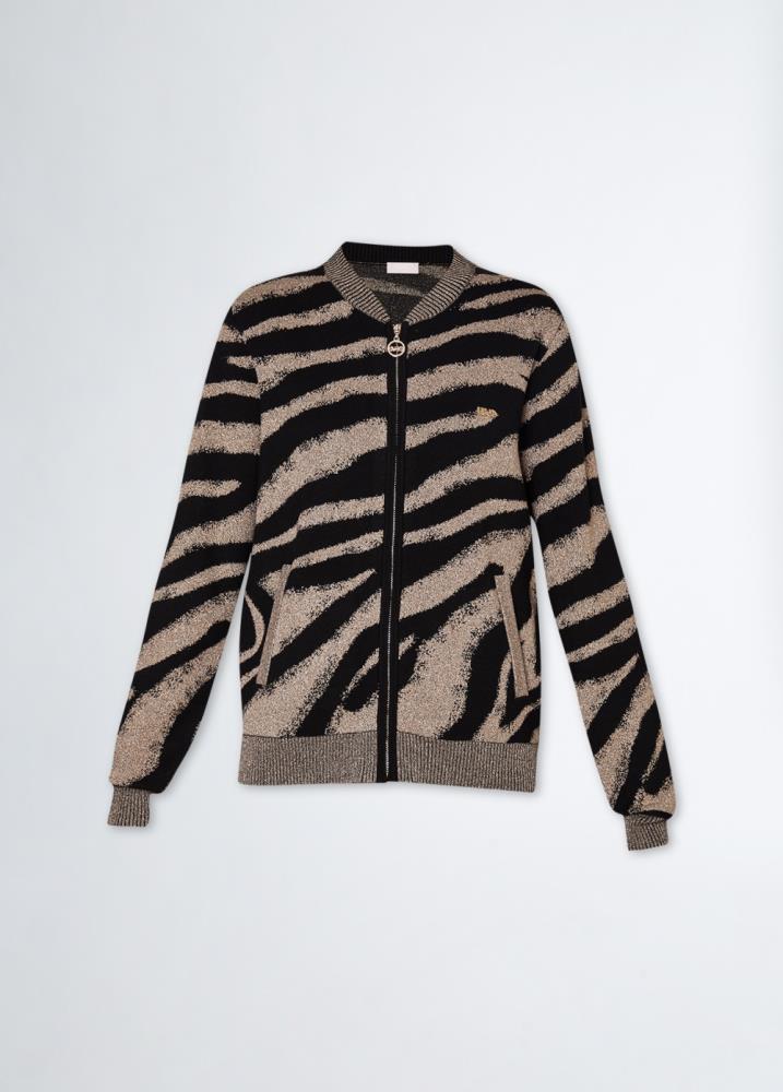 LIU.JO CARDIGAN JACQUARD MALHA