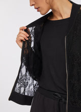 LIU.JO CASACO RENDA PRETO