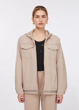 LIU.JO CASACO BEGE COM STRASS