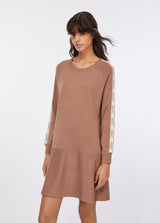 LIU.JO VESTIDO DE MALHA COM LOGO