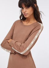 LIU.JO VESTIDO DE MALHA COM LOGO