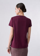 LIU.JO T-SHIRT COM MISSANGAS NA PARTE DA FRENTE