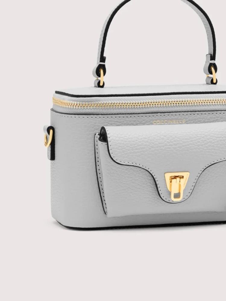 COCCINELLE MINI CARTEIRA CINZA
