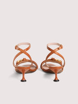 COCCINELLE SANDÁLIA CAMEL