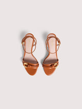 COCCINELLE SANDÁLIA CAMEL