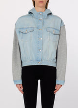 LIU.JO BLUSÃO DE GANGA COM CARAPUÇO