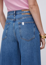LIU.JO CALÇA SUPER-FLARED DE CINTURA ALTA