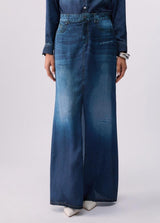 LIU.JO SAIA LONGA COM ESTAMPA DIGITAL