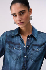 LIU.JO CAMISA COM ESTAMPA DIGITAL