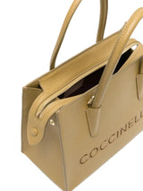 COCCINELLE SHOPPING BAG PEQUENO VERDE COM LOGO